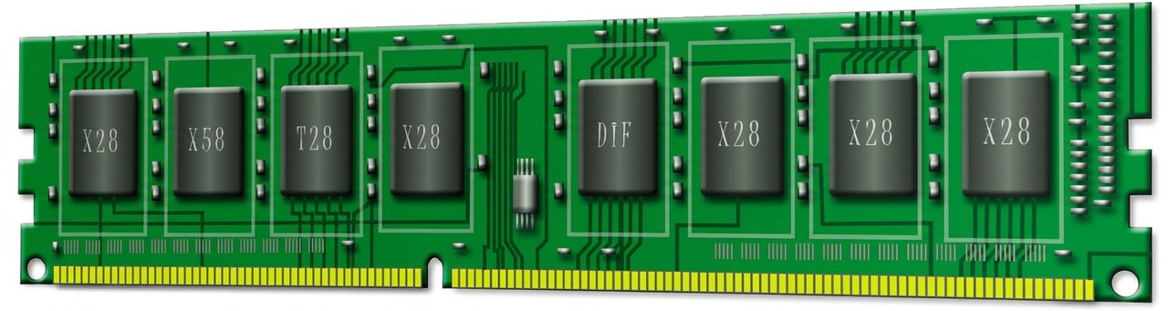 Abbildung eines RAM-Speicherchips