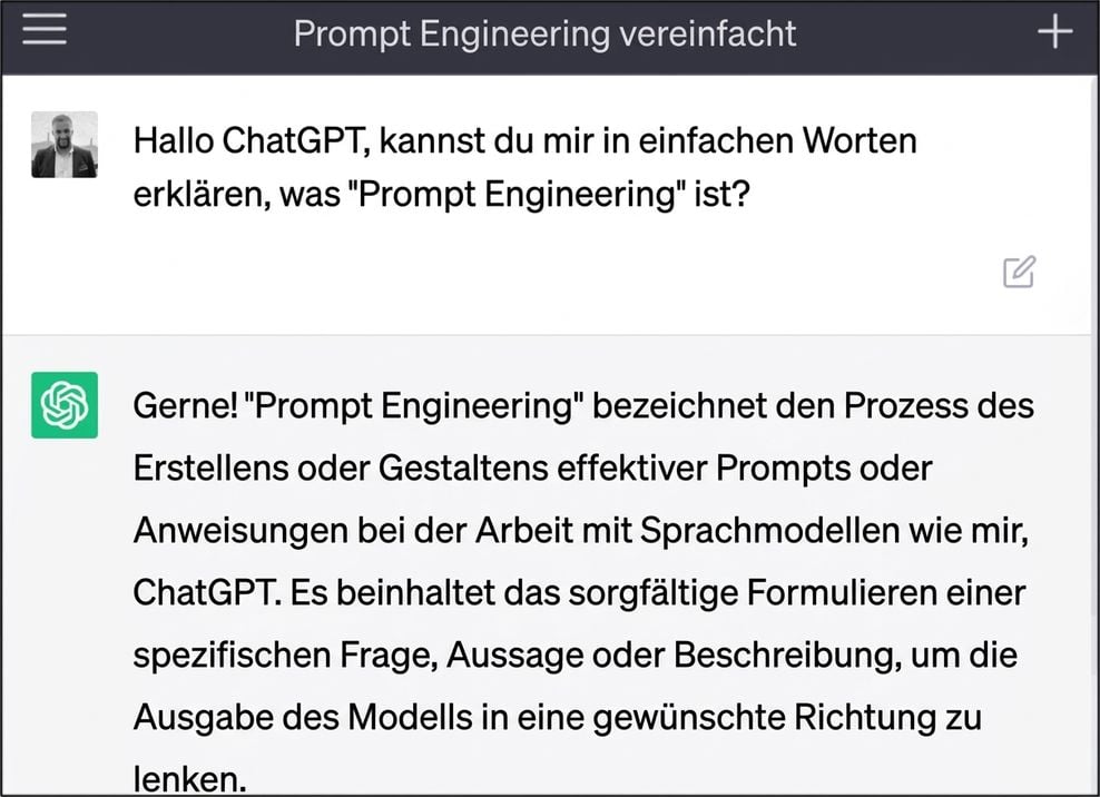 Prompting an ChatGPT