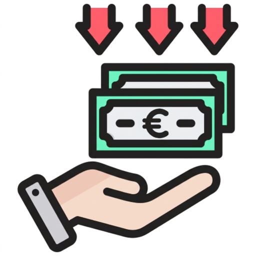 Icon depicting generating revenue