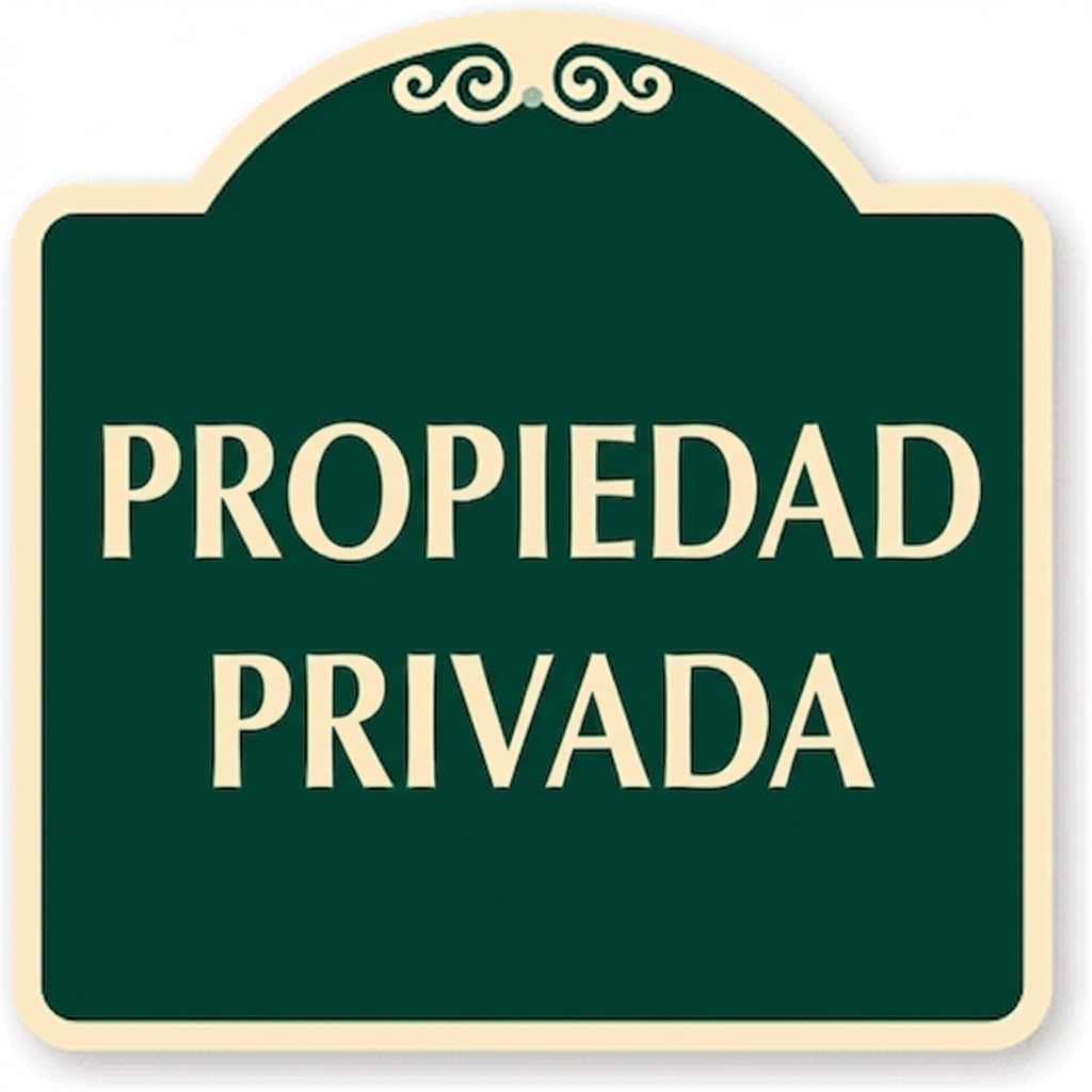 Señal de Propiedad Privada