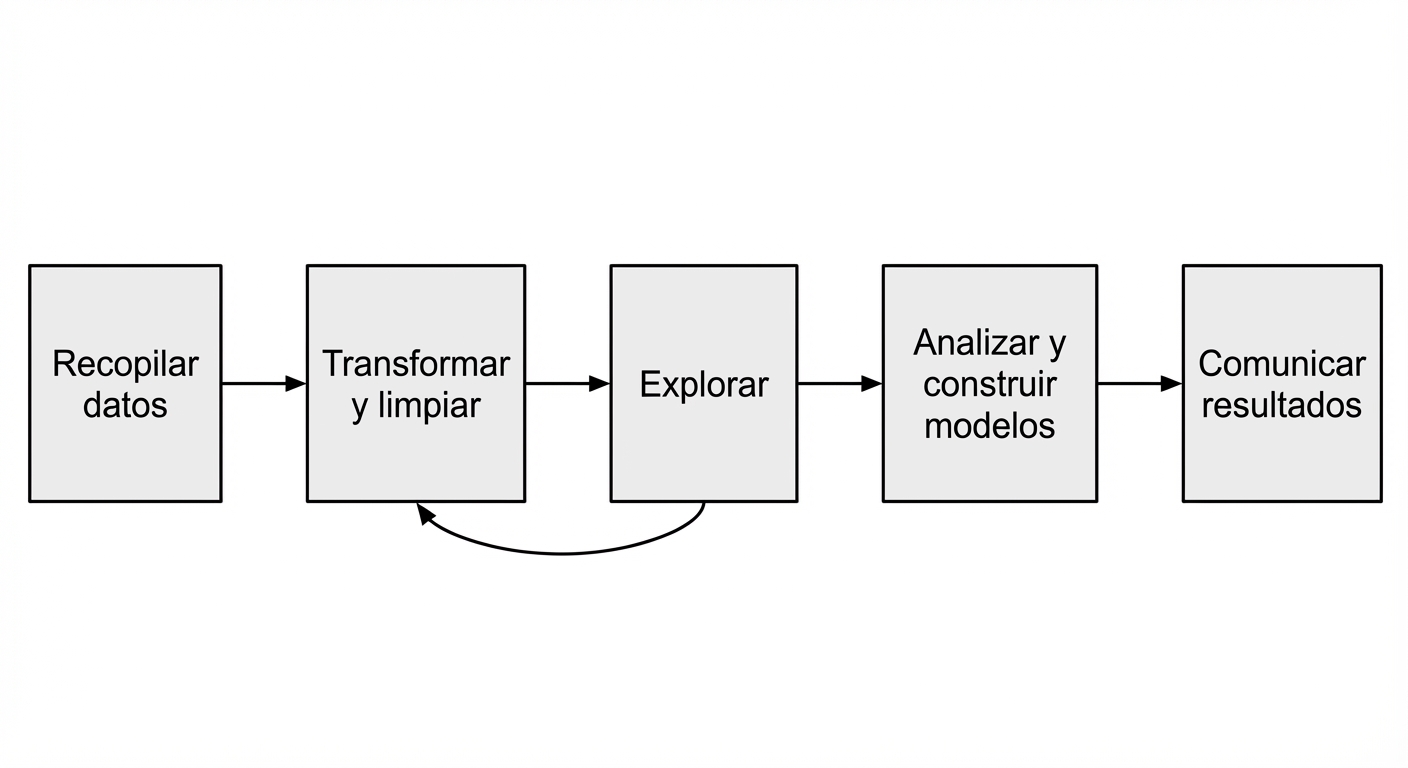 Flujo de trabajo del análisis de datos