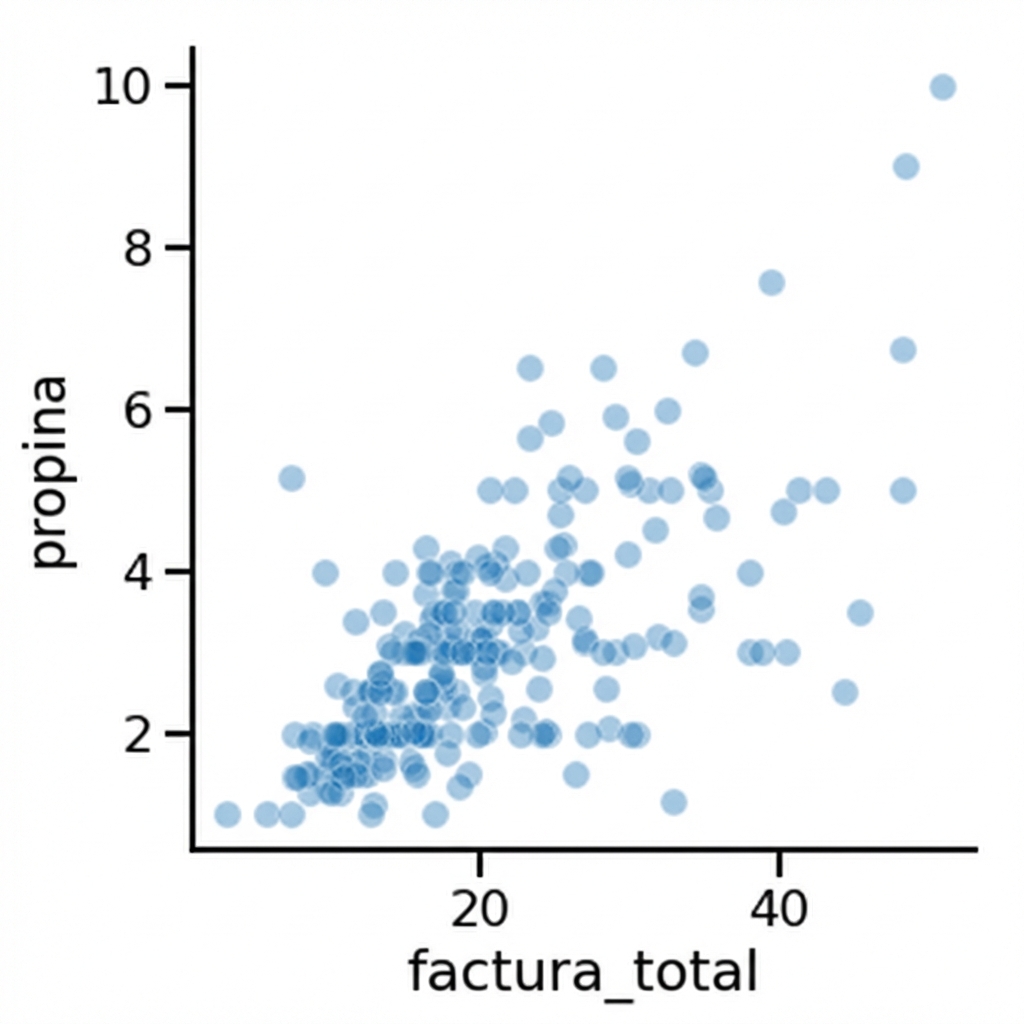 Gráfico de dispersión con puntos más transparentes