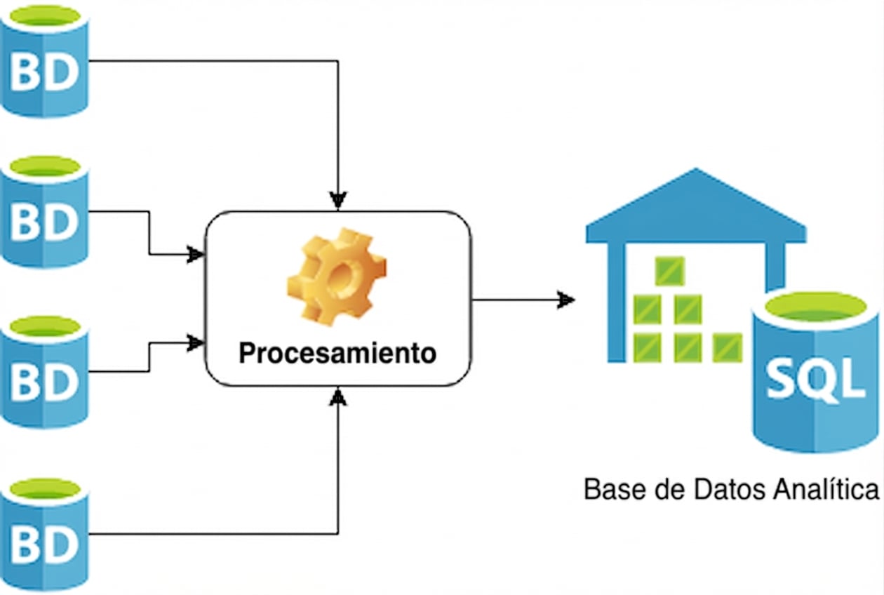 Diagrama del proceso de ingesta de datos
