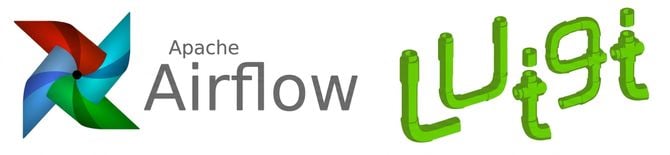 Logotipos de Airflow y Luigi