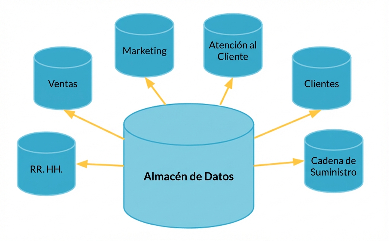 Mercado de datos como subconjunto de un almacén de datos