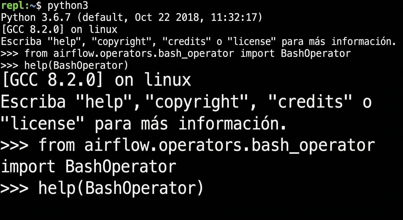 Ayuda de Airflow en python3