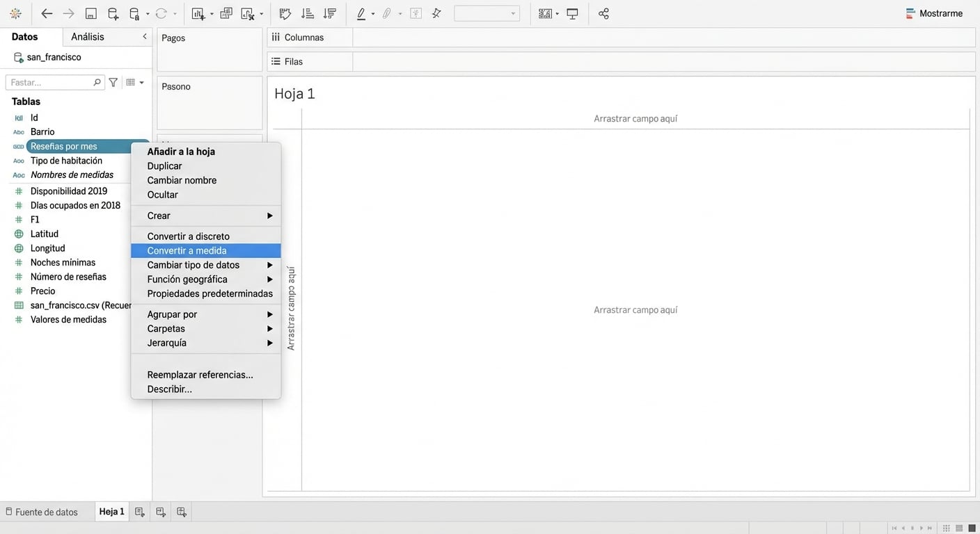 convertir dimensión en medida