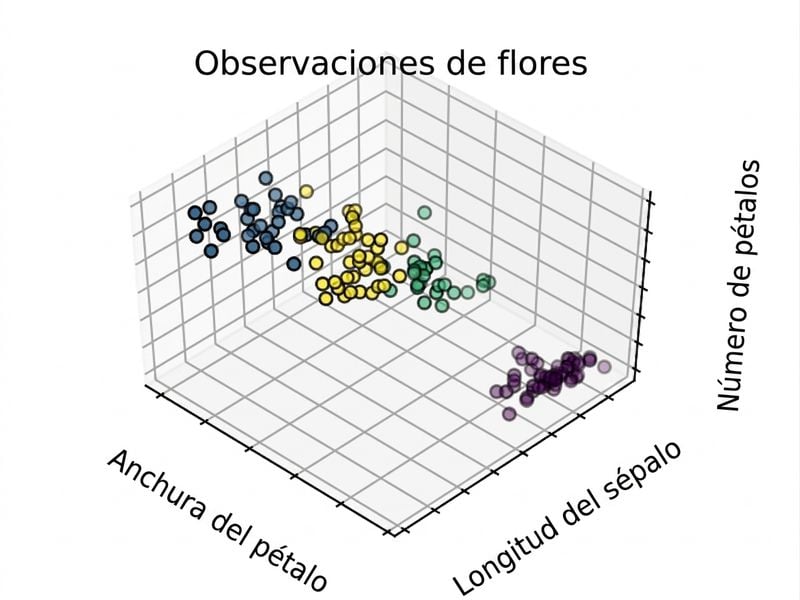 Cuatro clústeres