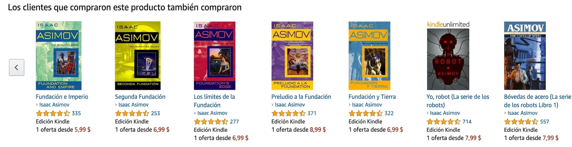 amazon recommendation