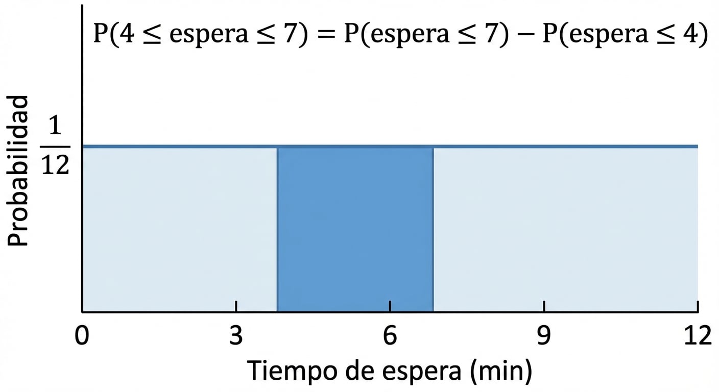 Área de 0-4 ligeramente resaltada, área de 4-7 resaltada más oscura