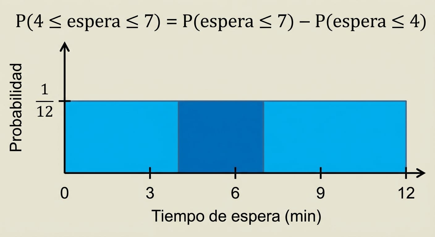 Área de 0-4 ligeramente resaltada, área de 4-7 resaltada más oscura