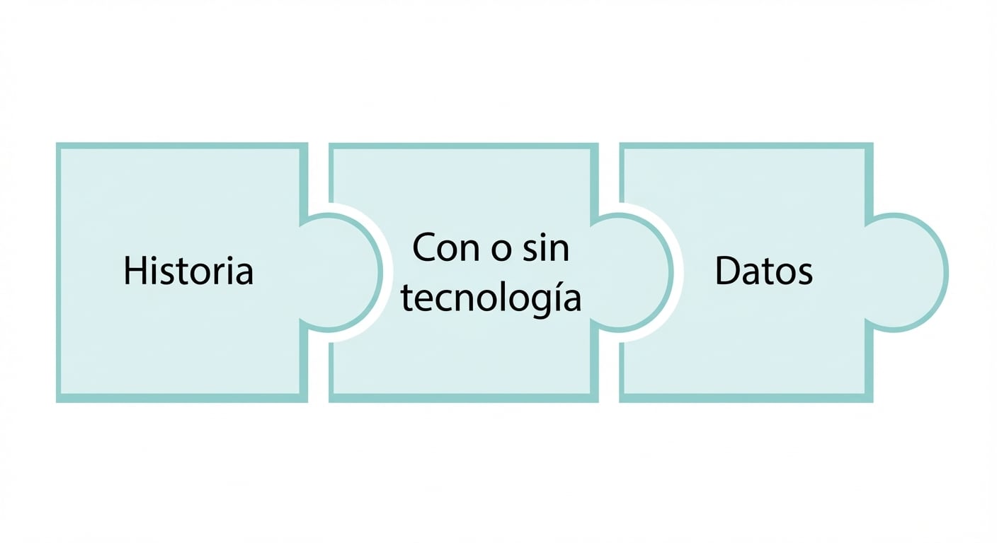 Pieza de puzzle con la palabra datos