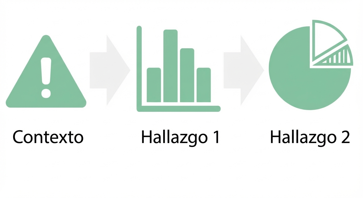 gráfico de insights pasando a gráfico de tarta con insight