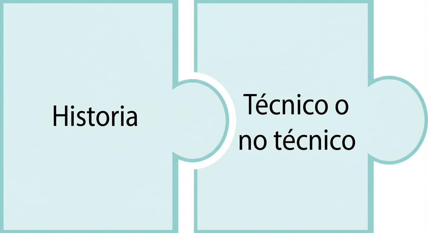 pieza de rompecabezas con la frase tech o non-tech