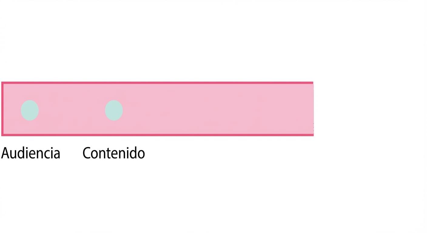 Un círculo con la palabra contenido