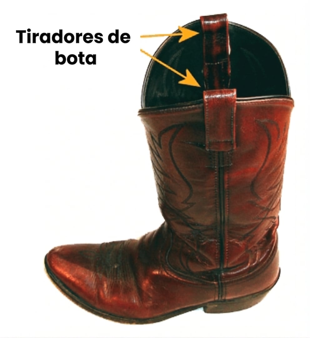 Una bota vaquera.