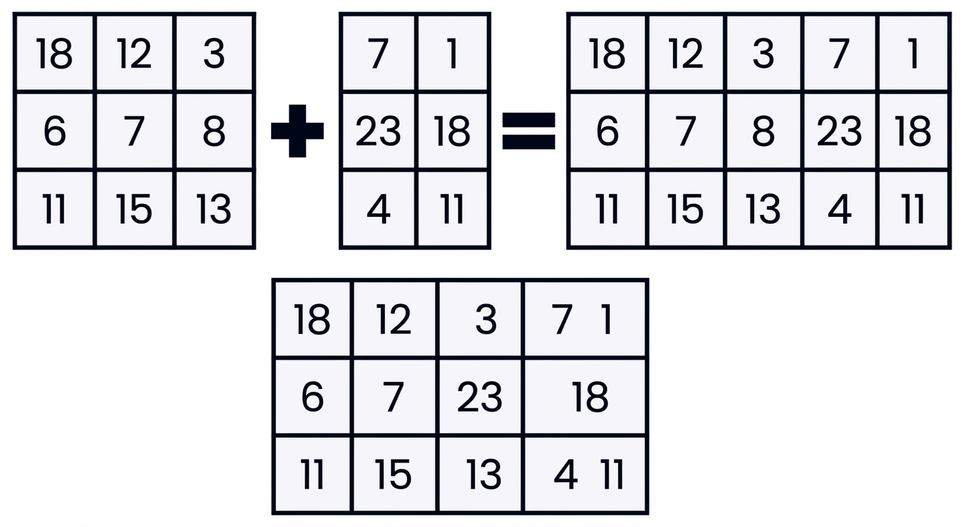 Dos arrays que se añaden para formar uno con elementos de ambos