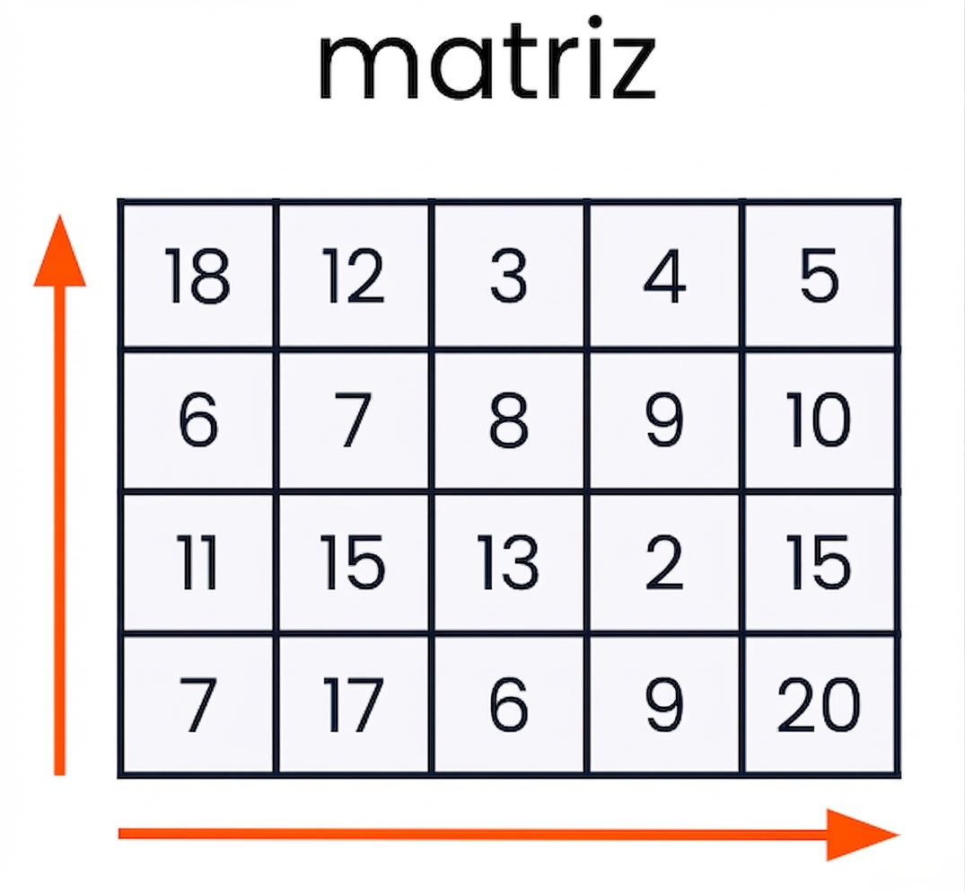 gráfico de una matriz