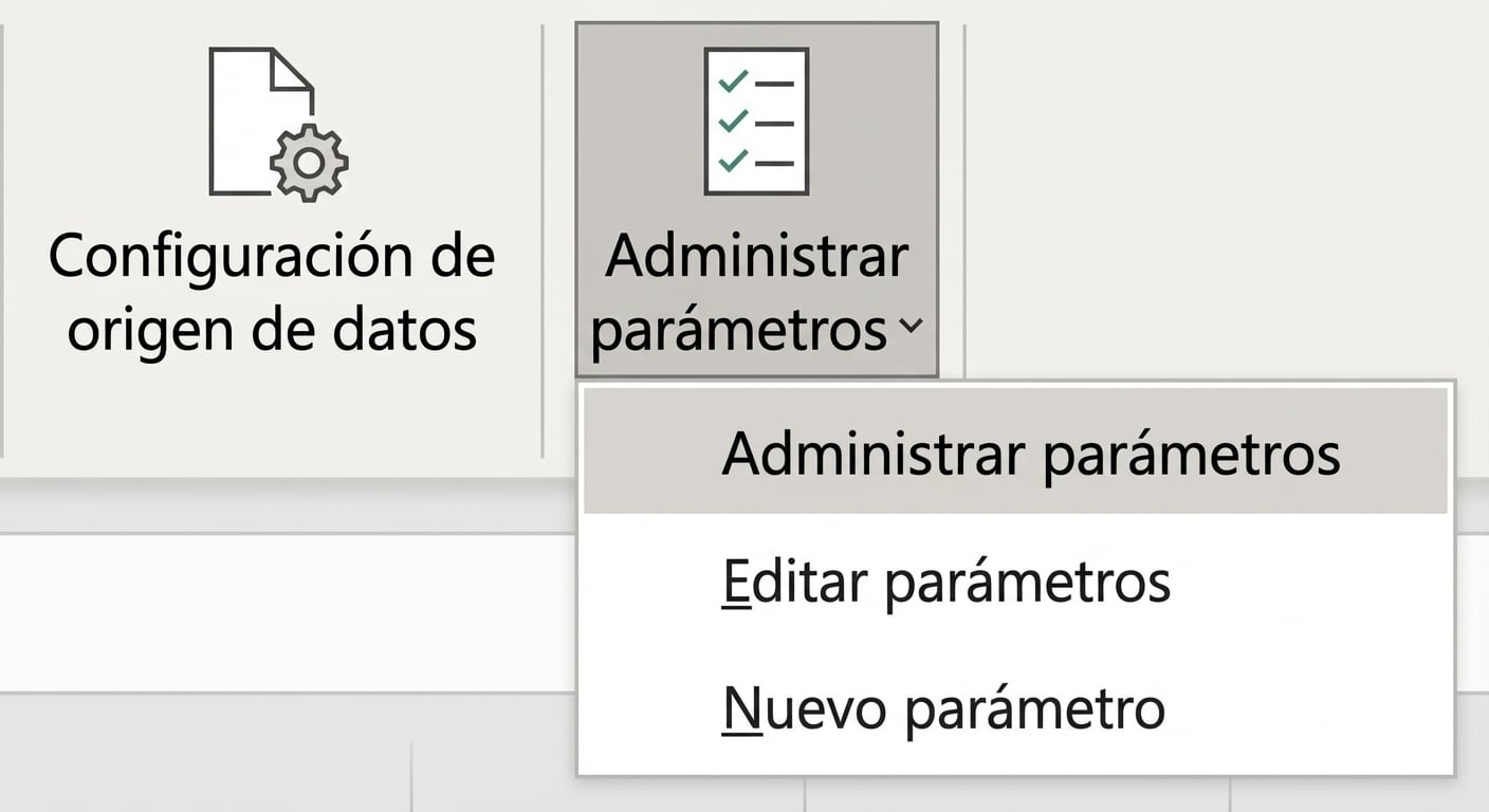 Menú de parámetros