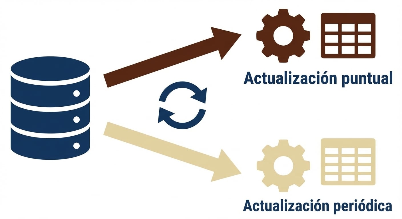 Ejemplo de actualización incremental