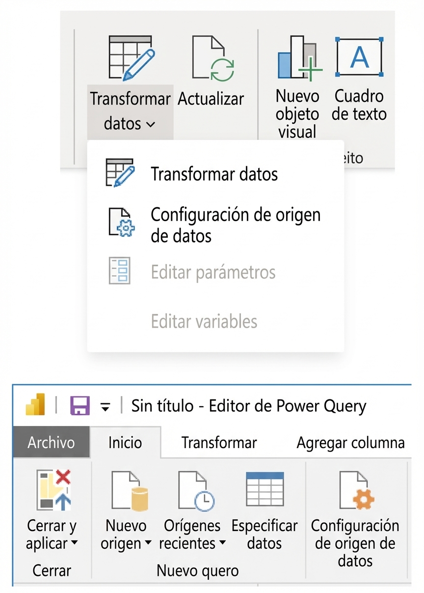Configuración de fuentes de datos en Power BI