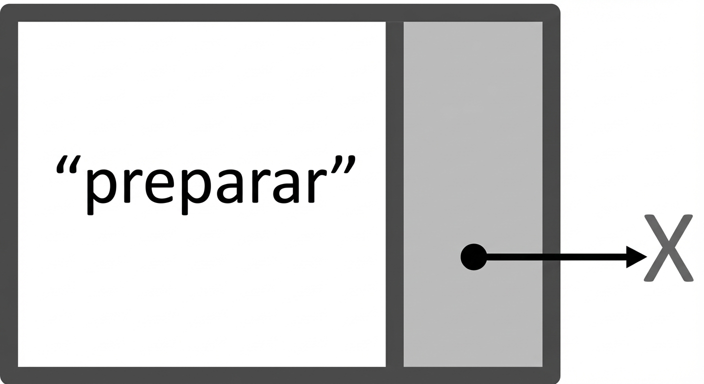 La representación de un nodo nuevo en una lista enlazada vacía.
