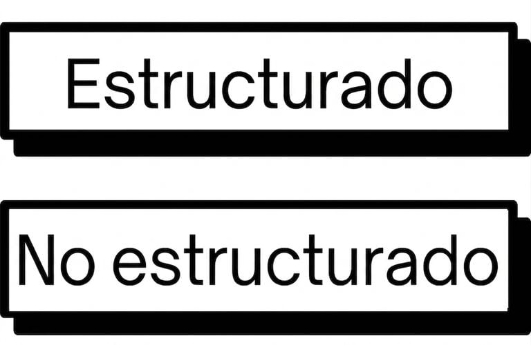 Datos estructurados o no estructurados