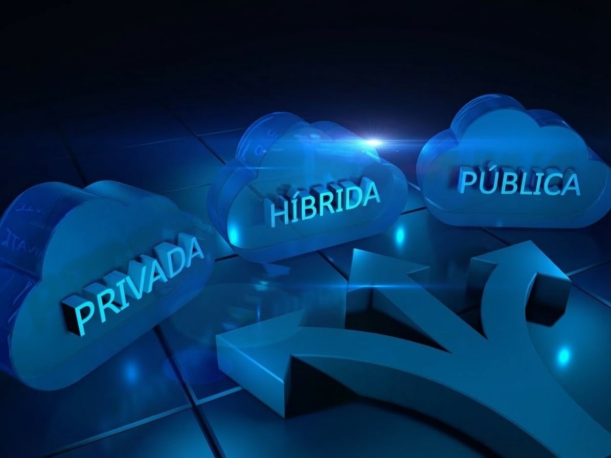 Foto de archivo de computación en la nube