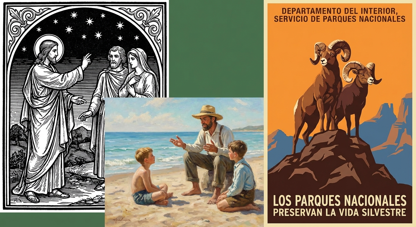 Collage de fotos de libros de cuentos