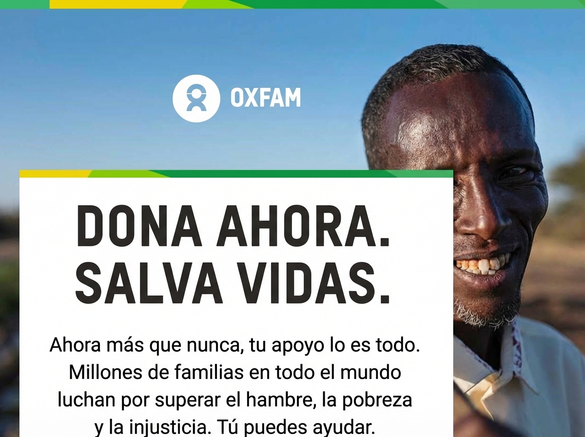 Anuncio de Oxfam