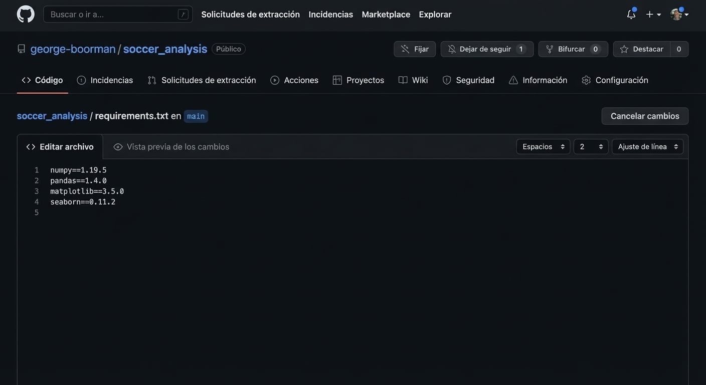 añadir el paquete seaborn y versión a requirements-dot-txt