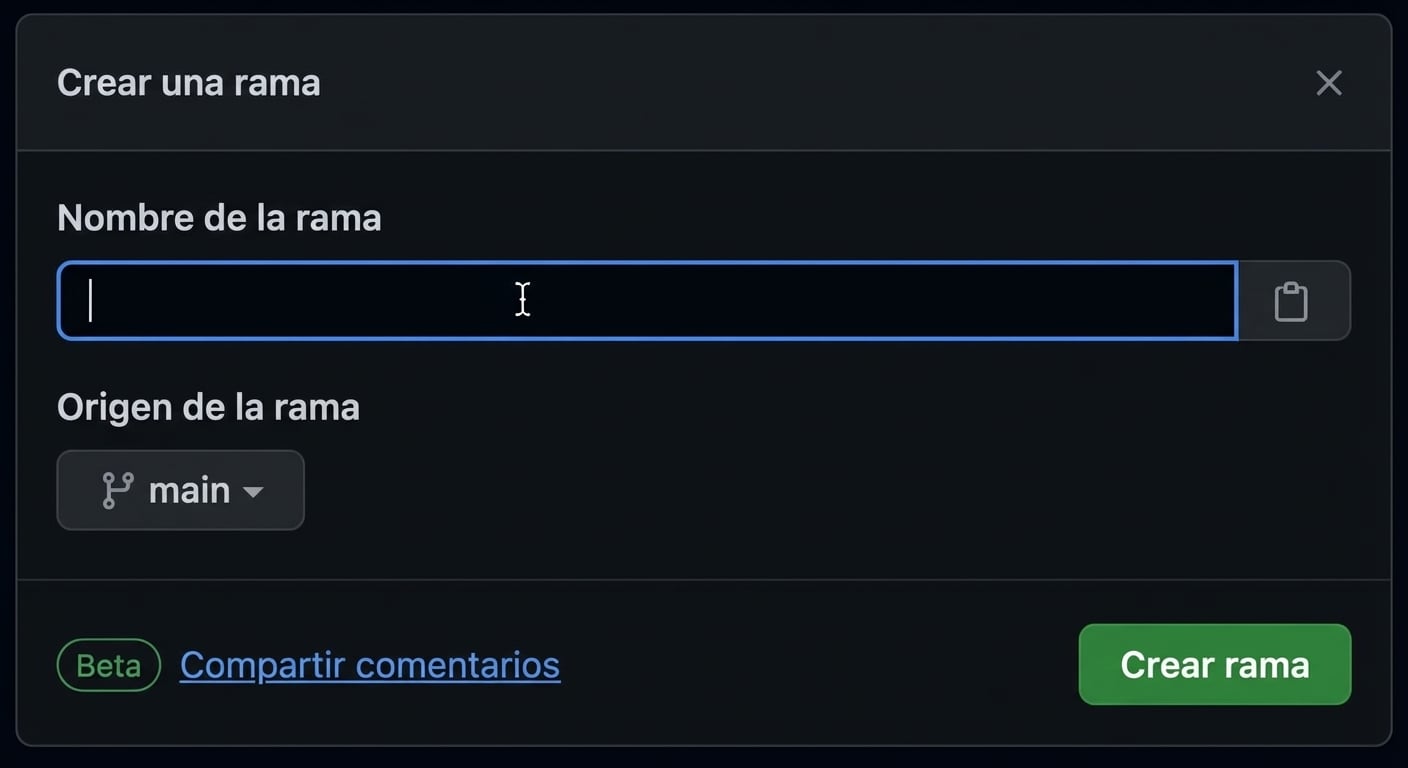 añadiendo el nombre de la rama la liga y creando una rama