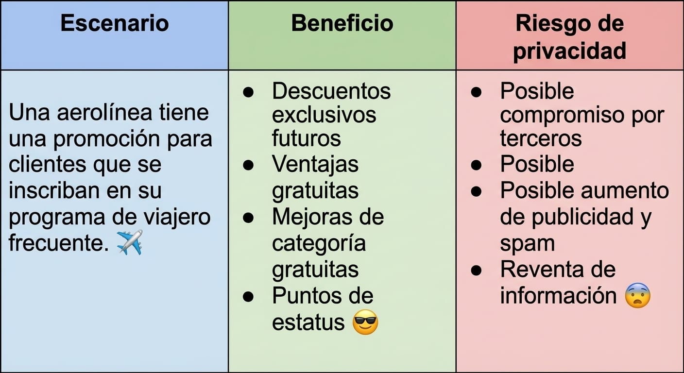 Gráfico de intercambio en programa de fidelidad