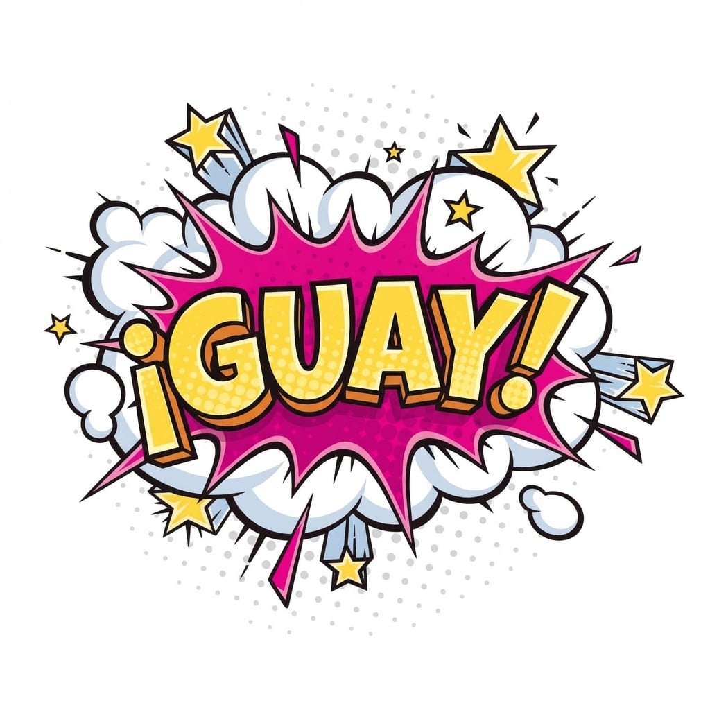 Nube guay estilo cómic