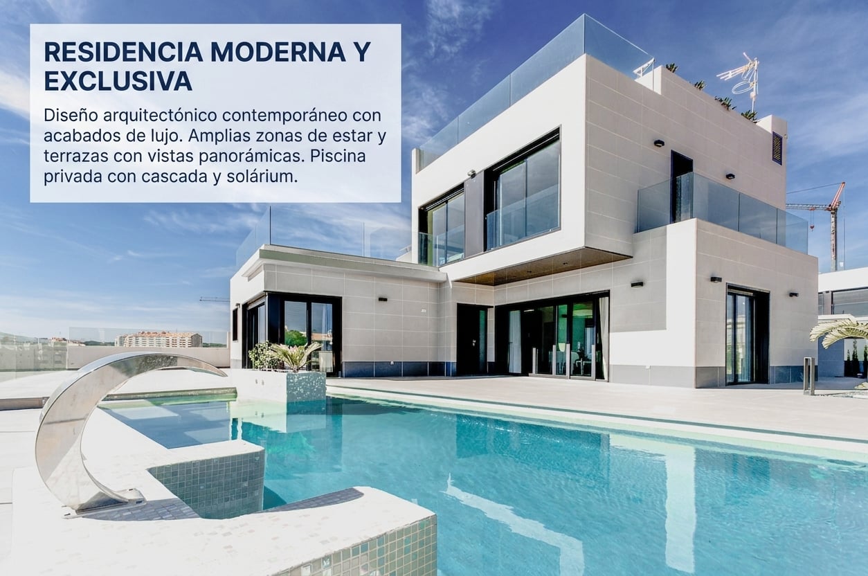 Casa grande con piscina