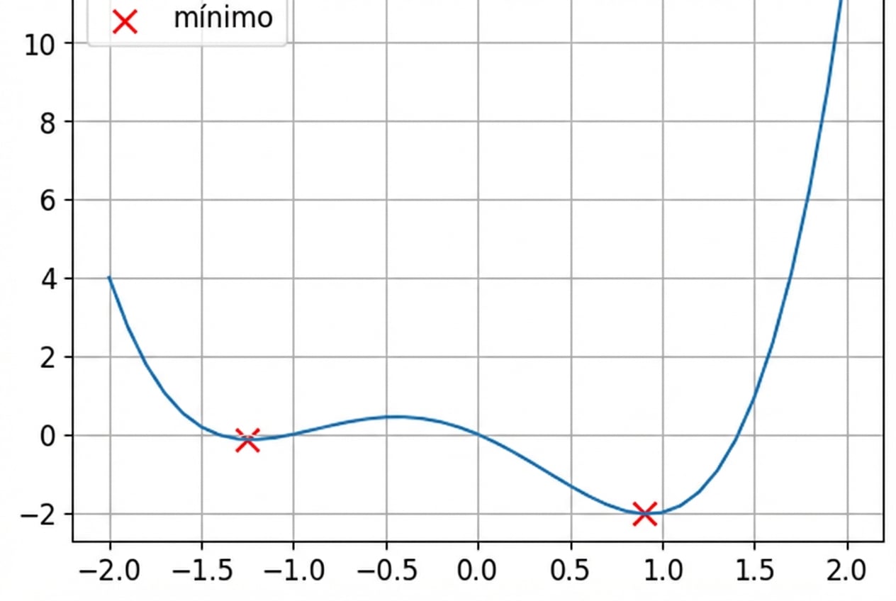 un ejemplo de función no convexa