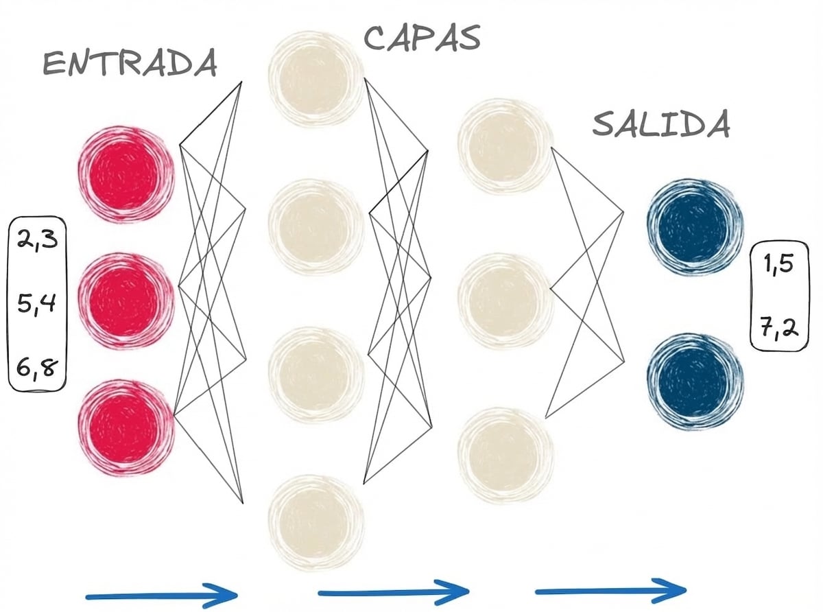 Representación del pase hacia adelante