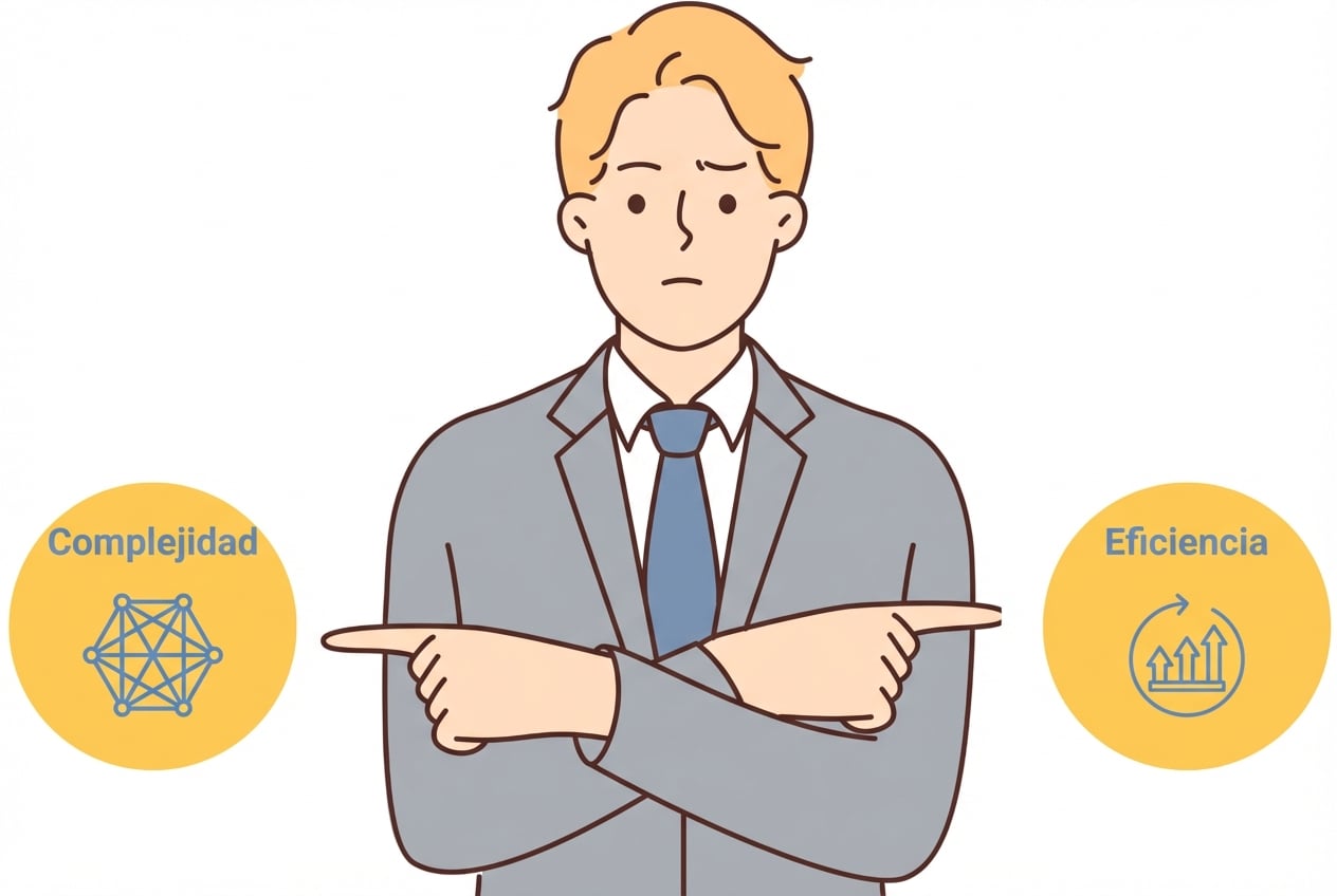 Equilibrio entre complejidad y eficacia