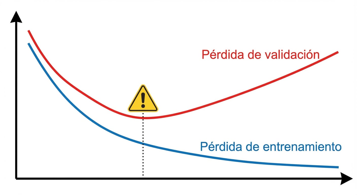 un ejemplo de sobreajuste