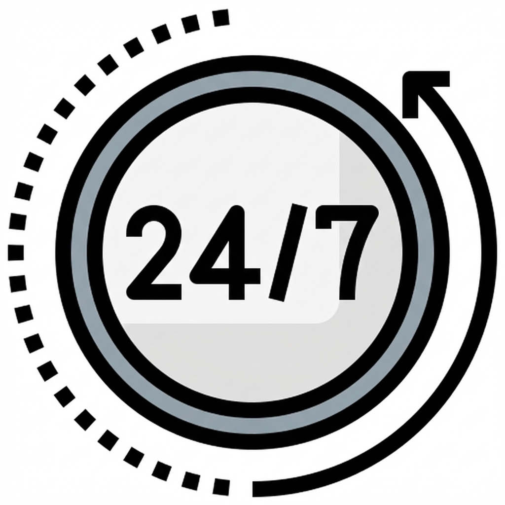 Ilustración de un bucle continuo de disponibilidad ininterrumpida.