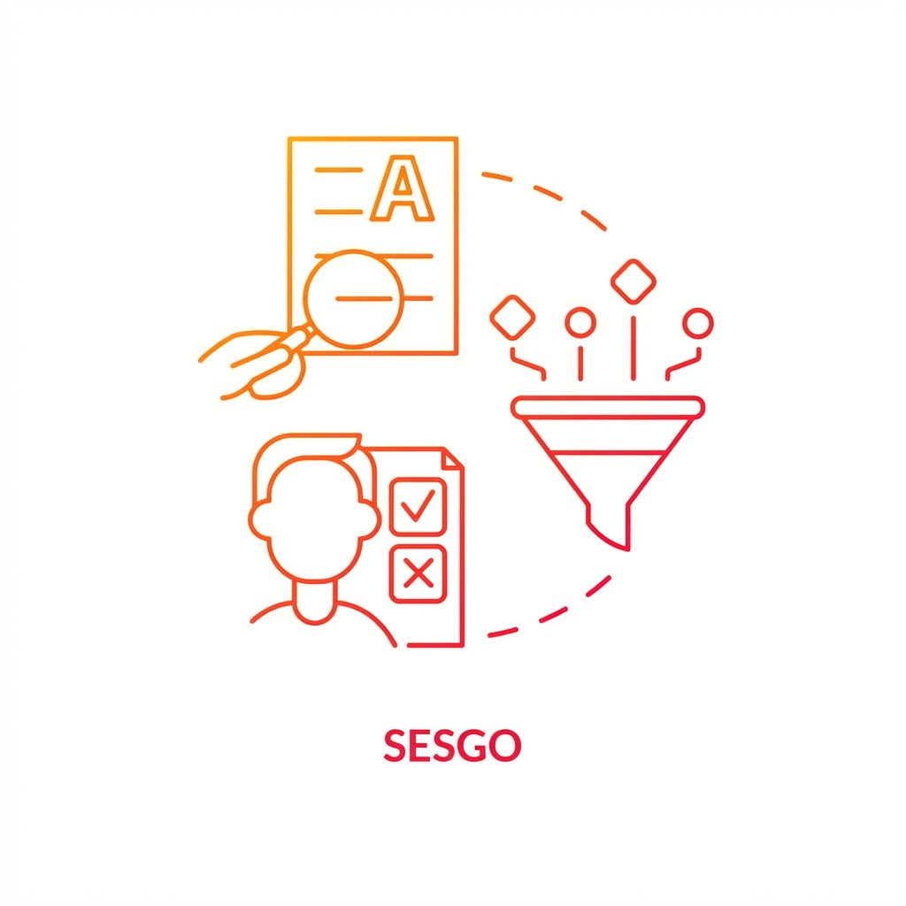 Un icono que muestra cómo un modelo puede aprender sesgos a partir de los datos que ha visto.