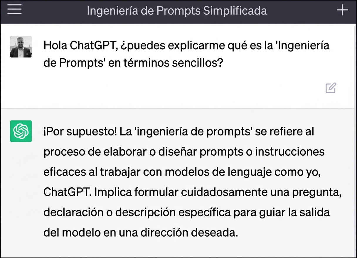 Enviar prompts a ChatGPT