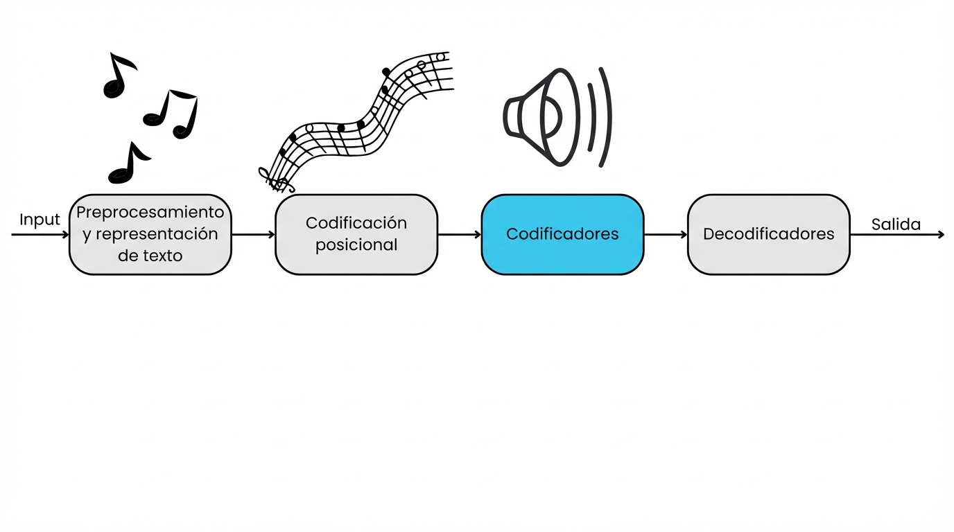 Codificador en el flujo del transformador