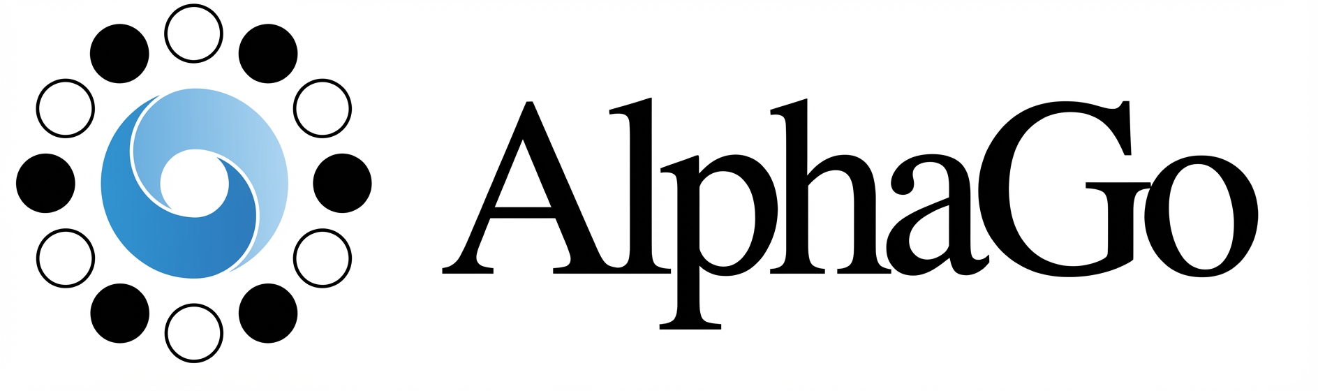 Una imagen del logotipo de AlphaGo.