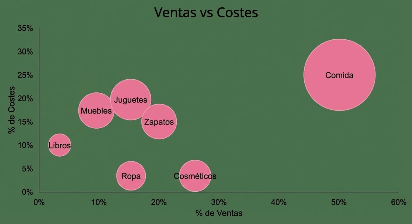Ejemplo de diagrama de dispersión
