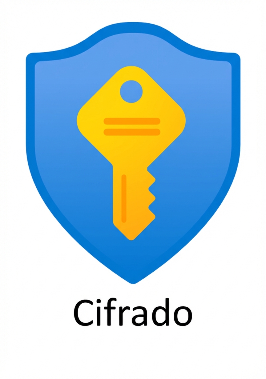 escudo con llave y la palabra encryption debajo