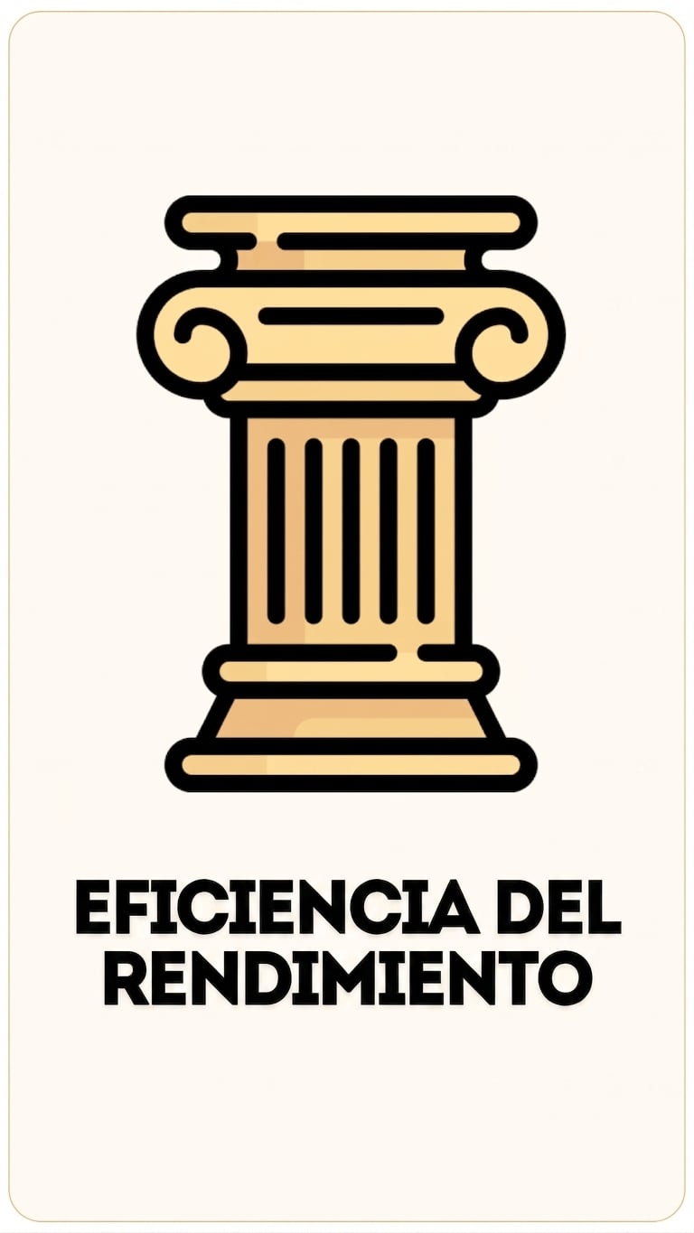 El pilar de Eficiencia del rendimiento
