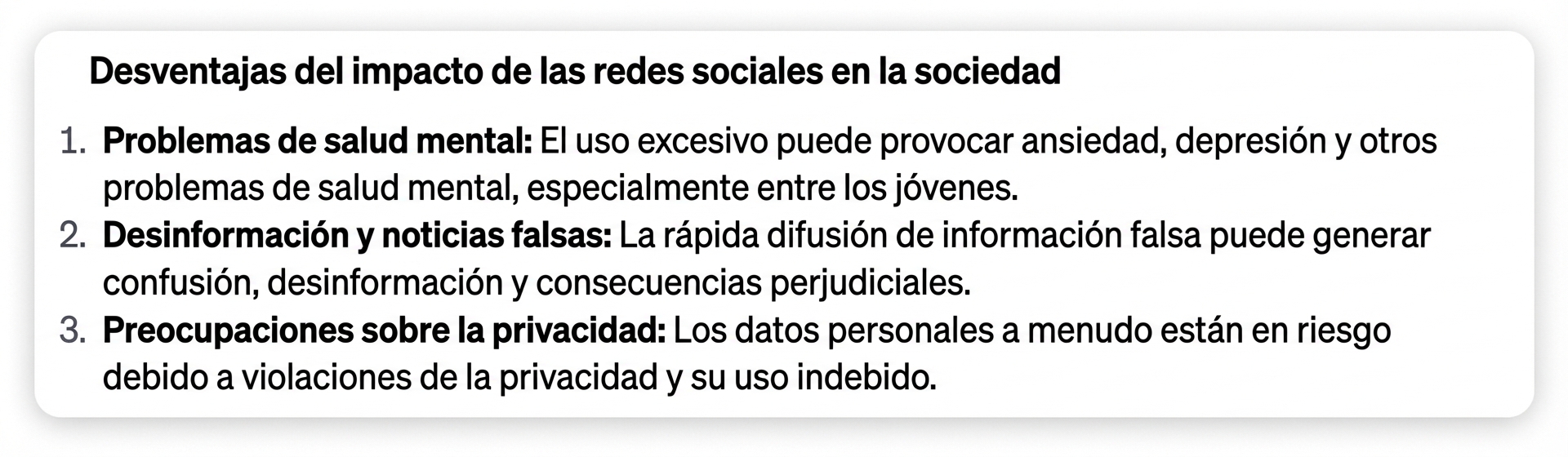 Resultado de un prompt delimitado