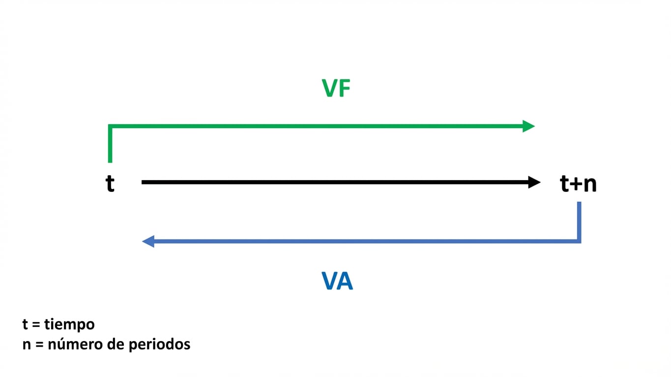 timeline with fv on top and pv on bottom
