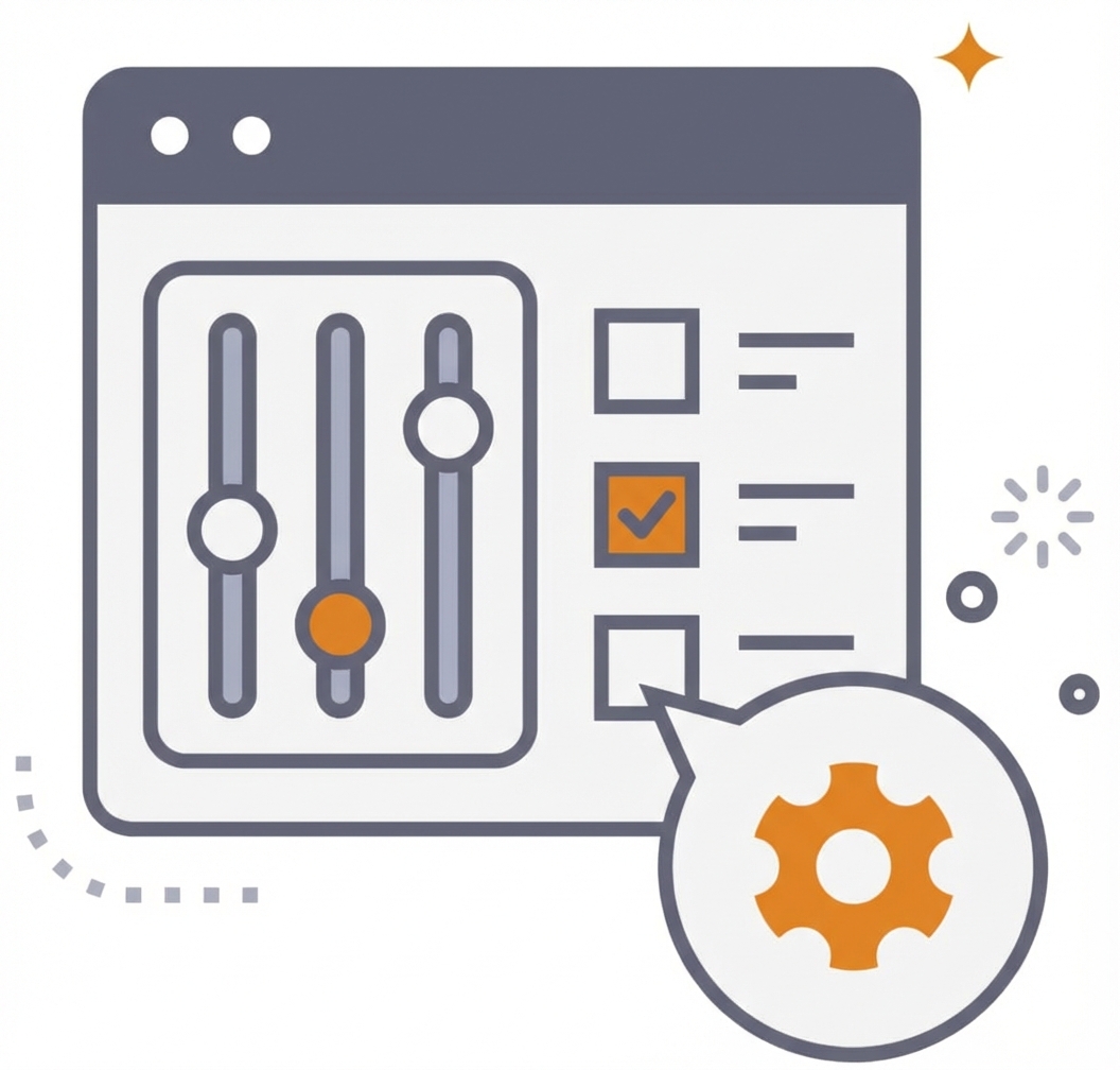 Más control y personalización